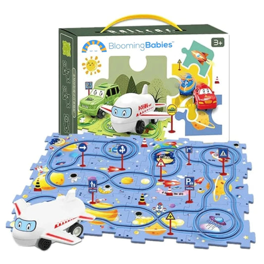 Novi™ | PuzzleRacer™ Kids Car Track Set