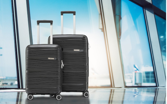 Suitcase Supply Kofferset - Trolleyset 4-delig met TSA-slot - Zwart